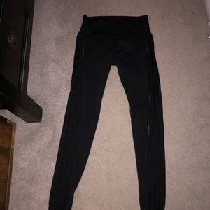 Lululemon sheer striped leggings